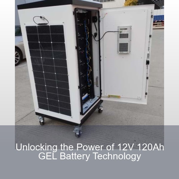 Unlocking the Power of 12V 120Ah GEL Battery Technology